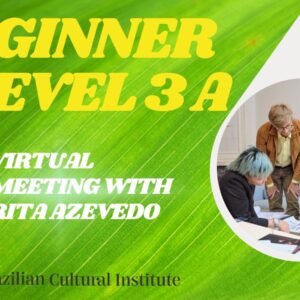 Beginner 3 A – Classes once per week – Tuesdays