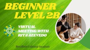 Beginner 2 B – Classes once per week – Wednesdays